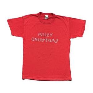 True Vintage Merry Christmas Naked Women Short Sleeve Tshirt Size Small
